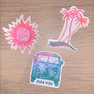Pura Vida Stickers